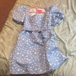 Charming Blue and White Dress worn once